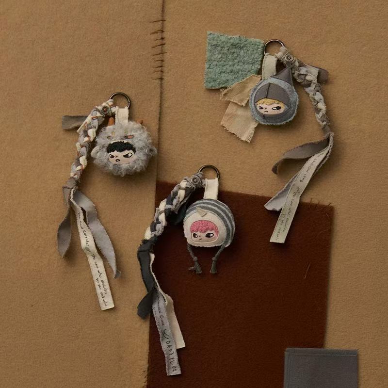 1782. Hirono Mist-Walker Series Felt Pendant Plush Blind Box