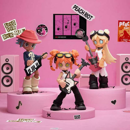 1865. Peach Riot Carry the Music Series Block Pendant