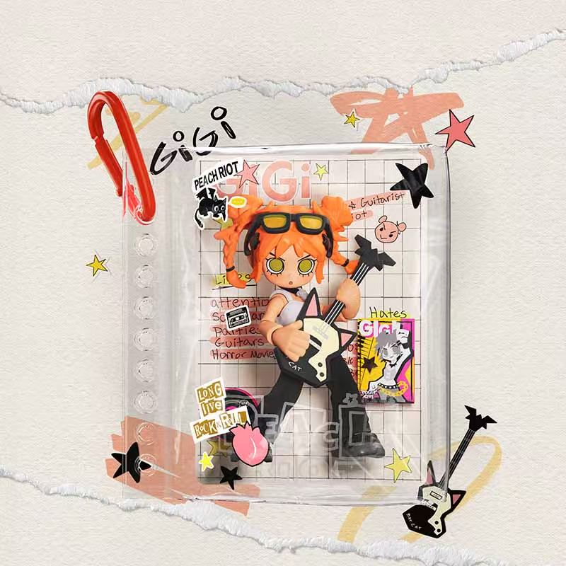 1865. Peach Riot Carry the Music Series Block Pendant