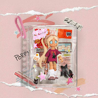 1865. Peach Riot Carry the Music Series Block Pendant