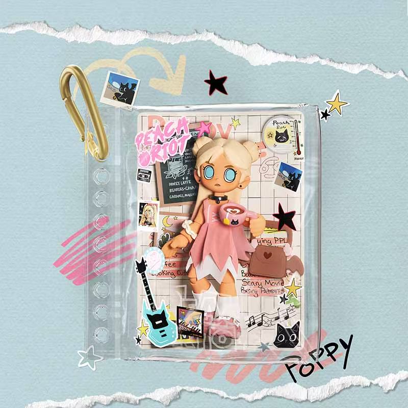 1865. Peach Riot Carry the Music Series Block Pendant