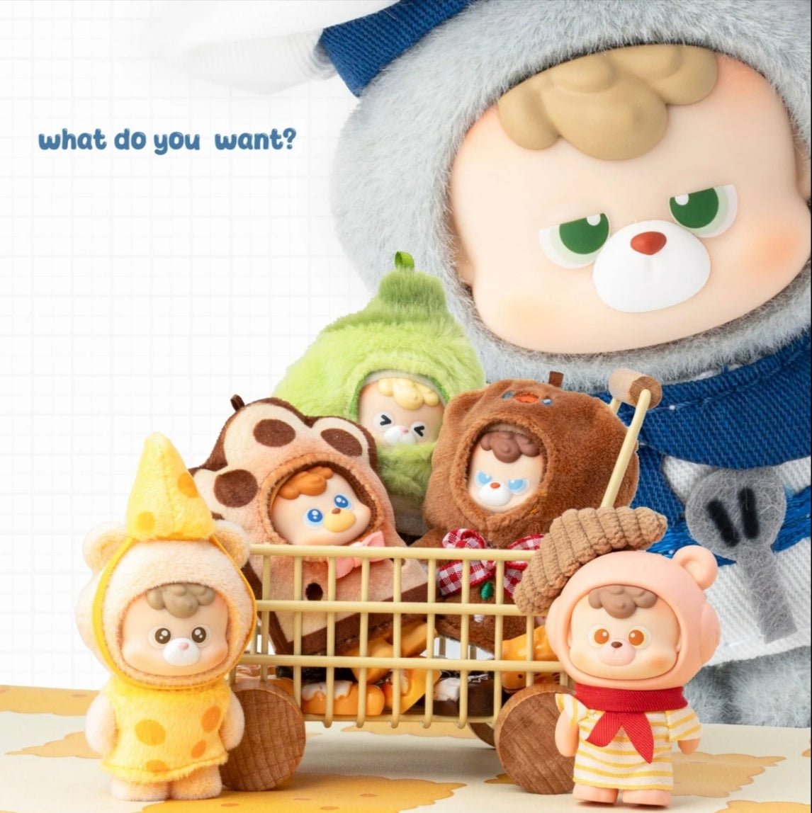 1869. DiuDiu Baby Power Bears Series Plush Blind Box