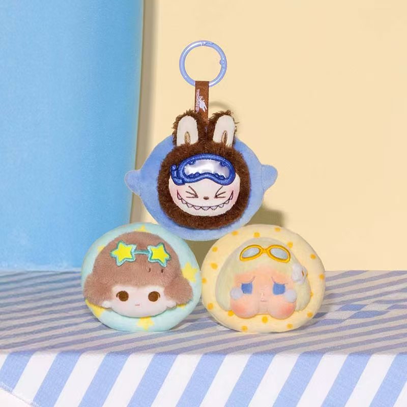 1889. POPBEAN Island Vacation Series Mini Plush Pendant Blind Box