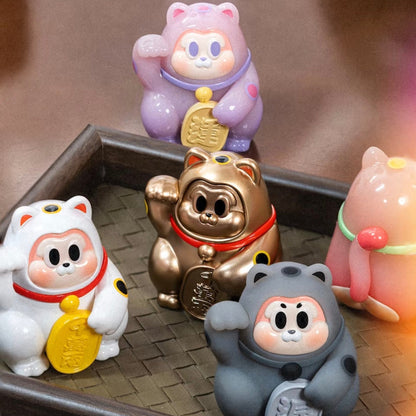 1958. THE SLLO Good Fortune Neko Series Beans Blind Box