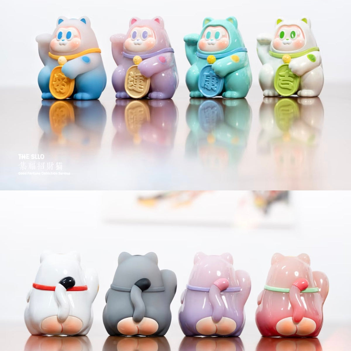 1958. THE SLLO Good Fortune Neko Series Beans Blind Box