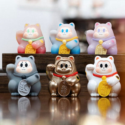 1958. THE SLLO Good Fortune Neko Series Beans Blind Box