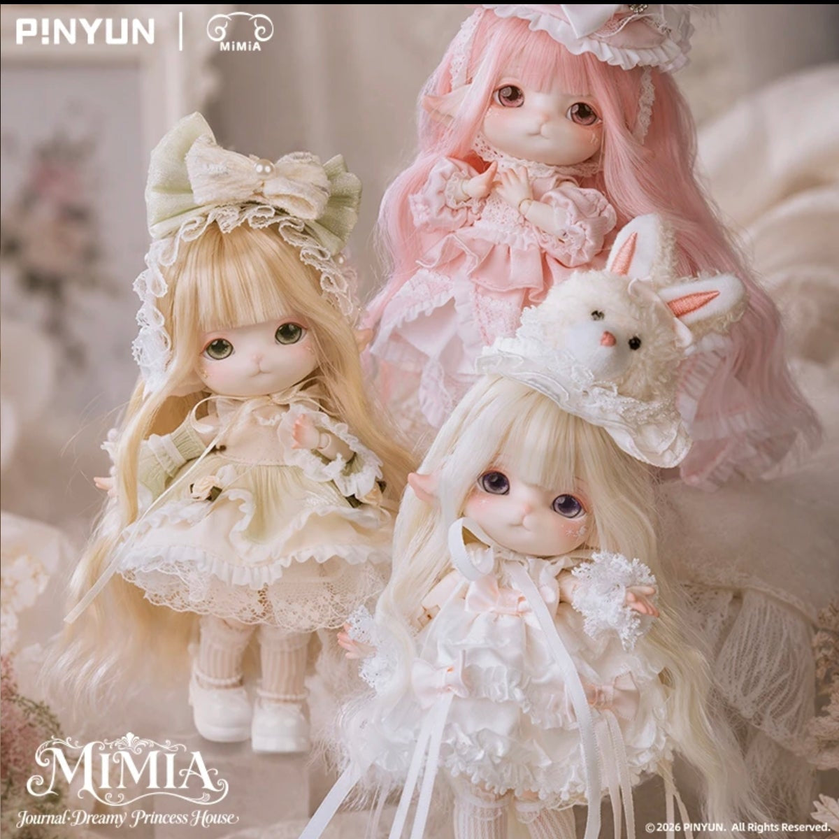 1992. MiMiA Journal Dreamy Princess House Series BJD Blind Box