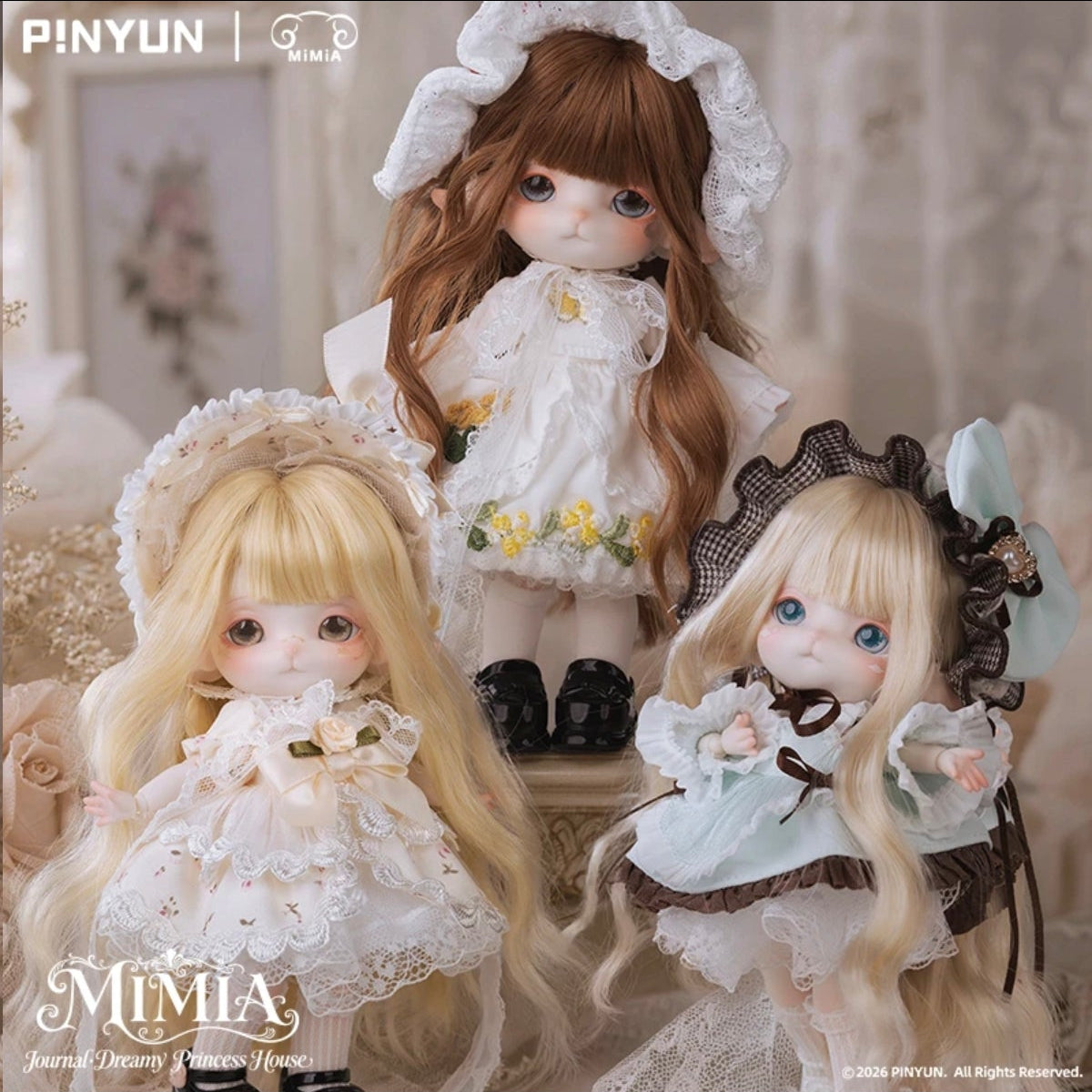 1992. MiMiA Journal Dreamy Princess House Series BJD Blind Box