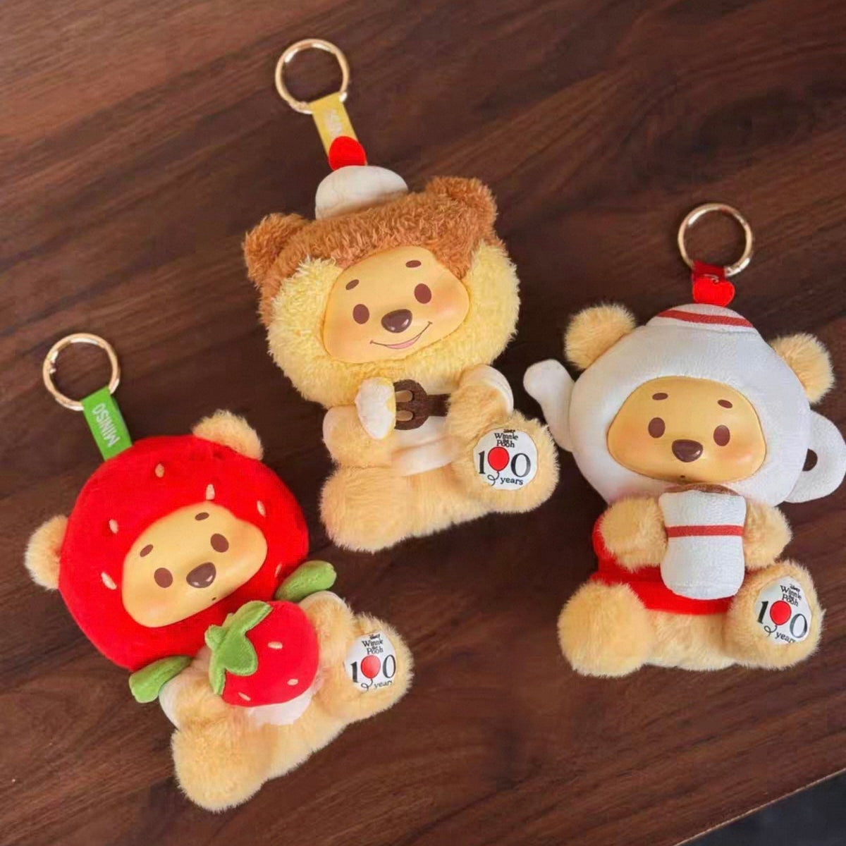 2119. The Pooh 100th Anniversary Series Plush Pendant Blind Box