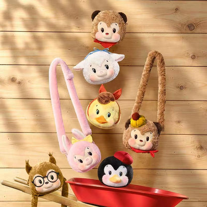 2351. RiboDiary Forest Gathering Day Series Plush Mini Bag
