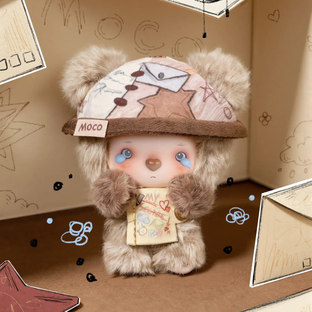 2184. MOCO BEAR Tiny Footprint Guide Series Plush Blind Box
