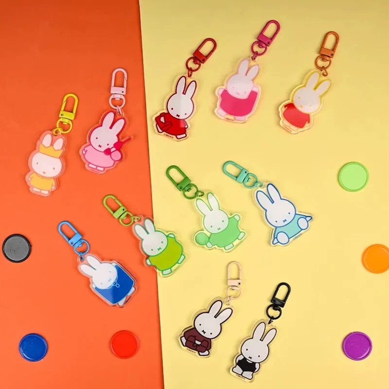 932. MIFFY Mini Plush Acrylic Pendant Series Blind Bag