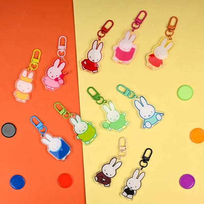 932. MIFFY Mini Plush Acrylic Pendant Series Blind Bag