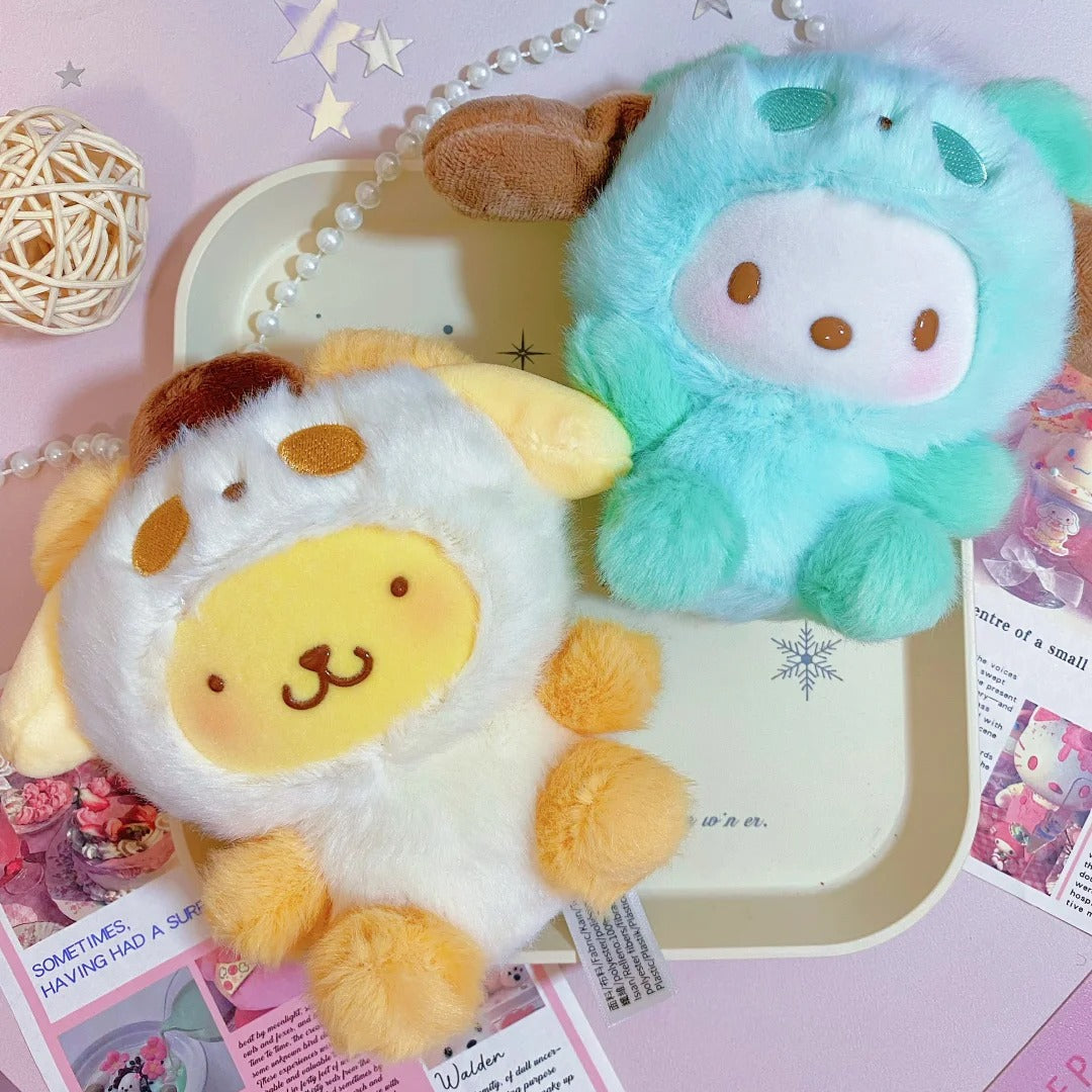 1858. SANRIO CHARACTERS Colorful Panda Series Plush Blind Box