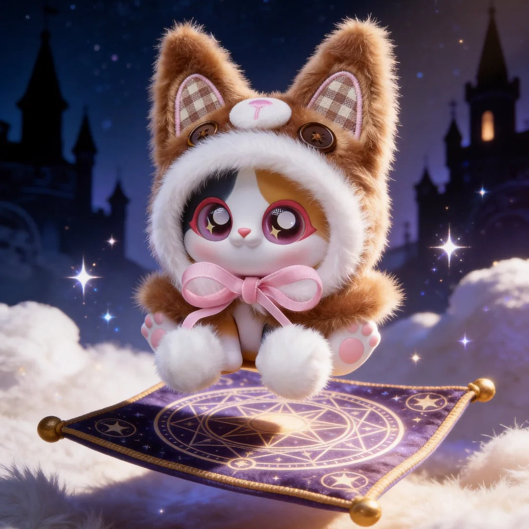 1930. PICOCO Magic Cloak Cat Series Plush Blind Box