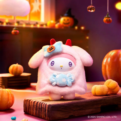 2060. SANRIO CHARACTERS Halloween Candy Carnival Night Series Plush Blind Box