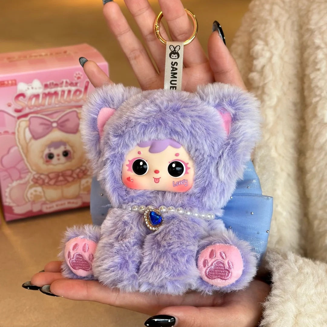 1421. Samuel Velvet Rainbow Meow Series Plush Blind Box