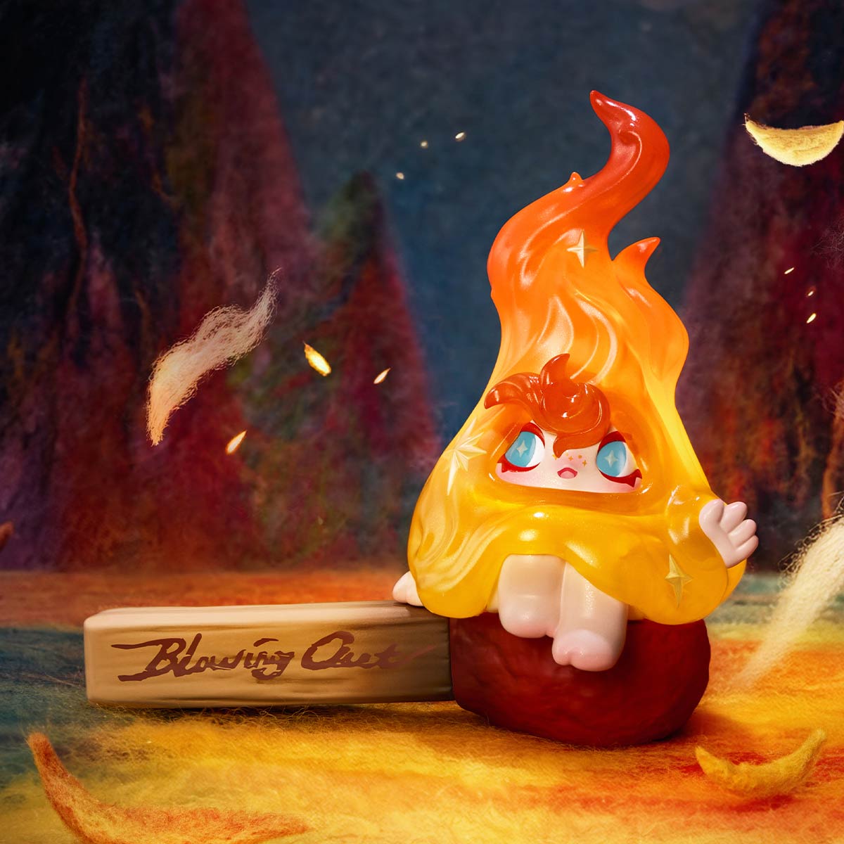 1734. 1001MOONS Wind's Intention Series Figures Blind Box
