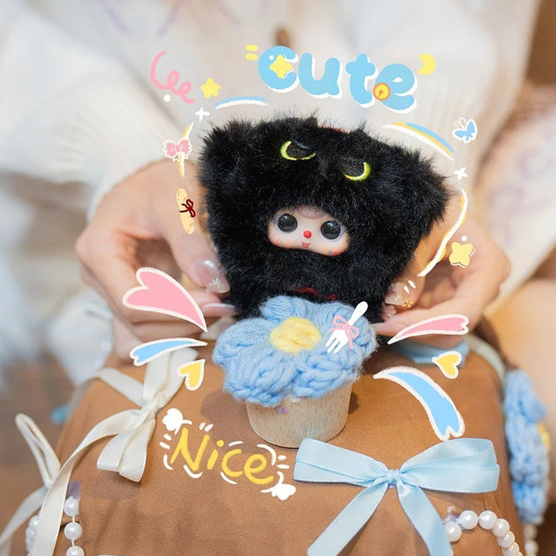 1298. Baby Three Mini Animal World Series Plush Blind Box