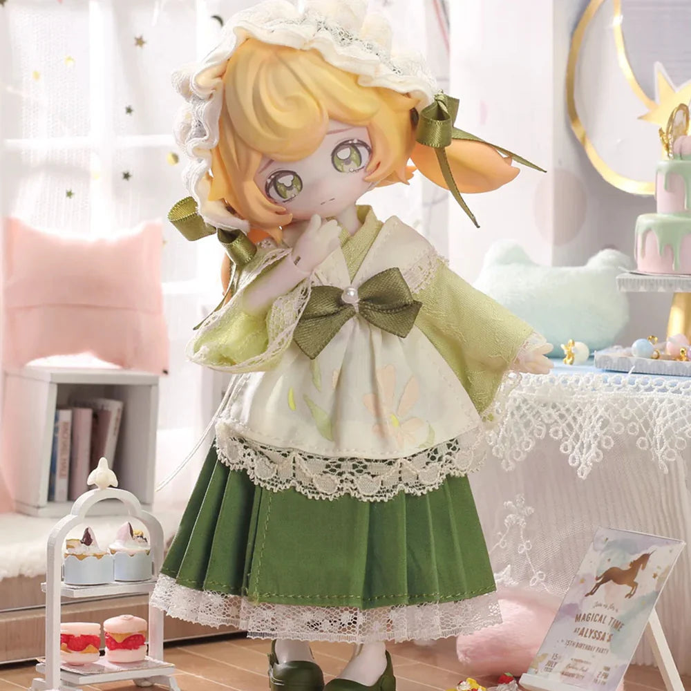 760. Inedible Doll Moon Jumping Time Bunny Series BJD Blind Box
