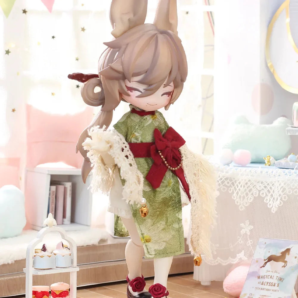 760. Inedible Doll Moon Jumping Time Bunny Series BJD Blind Box