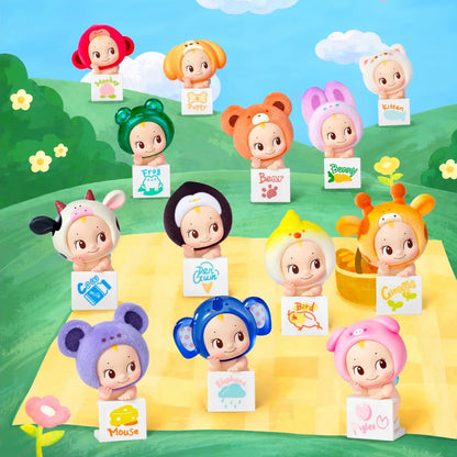 2029. Kewpie Animal Lying Posture Series Blind Box