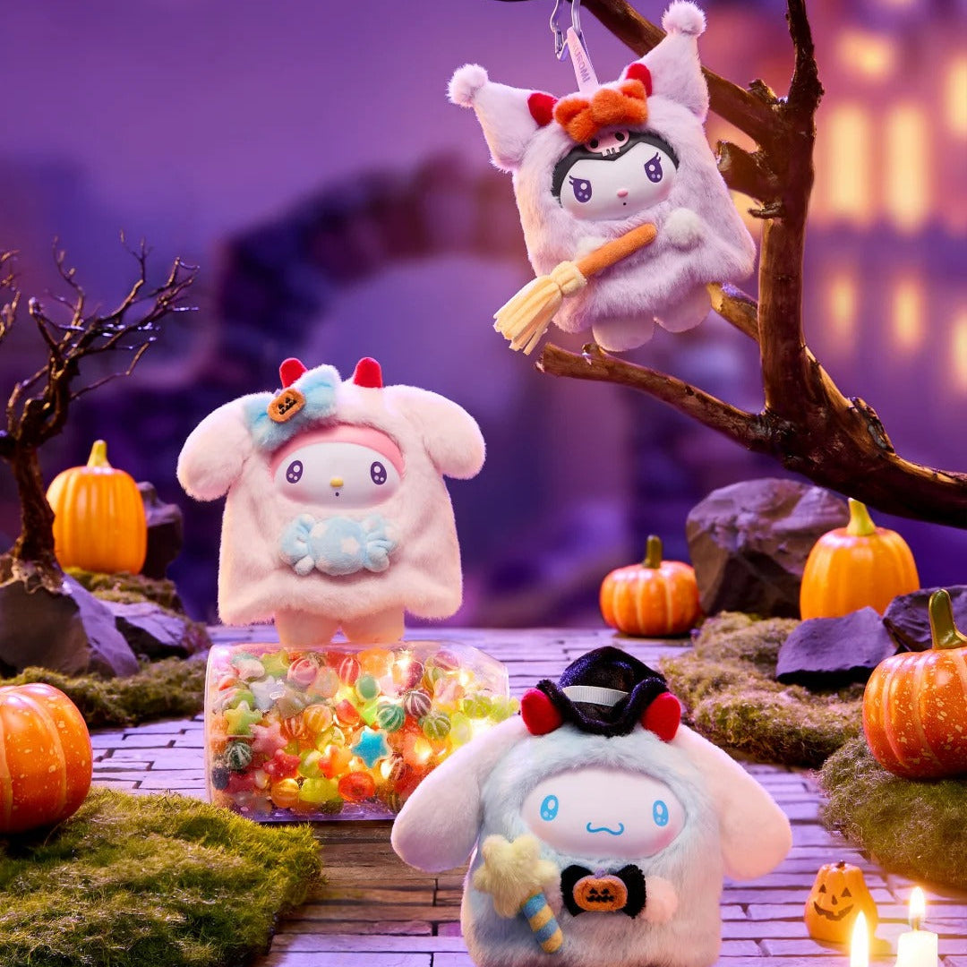 2060. SANRIO CHARACTERS Halloween Candy Carnival Night Series Plush Blind Box
