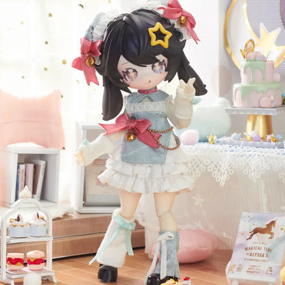 760. Inedible Doll Moon Jumping Time Bunny Series BJD Blind Box