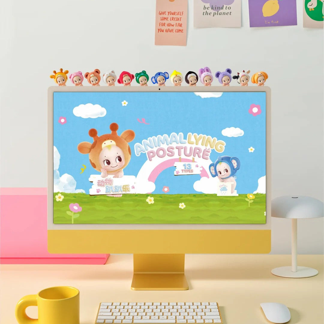 2029. Kewpie Animal Lying Posture Series Blind Box