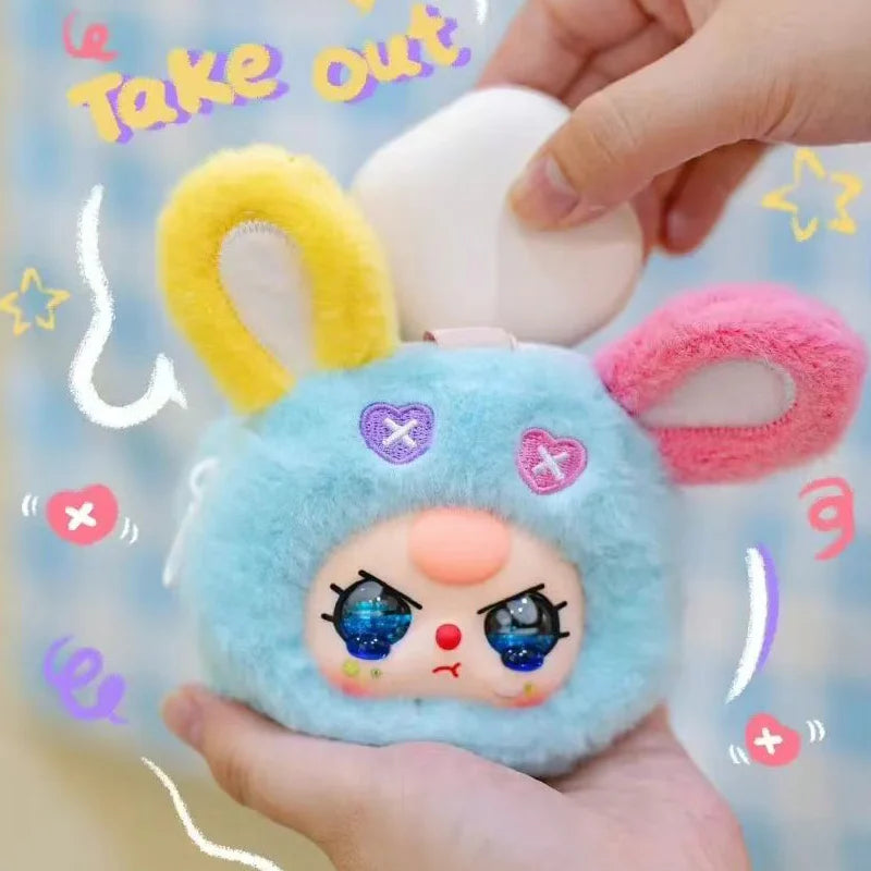 832. Baby Three Storage Pouches Plush Series Blind Box
