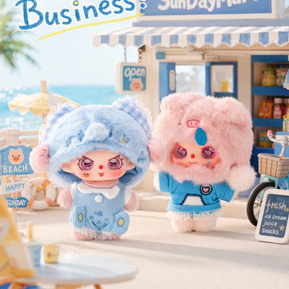 1884. Baby Three Happy Sunday Series Plush Blind Box