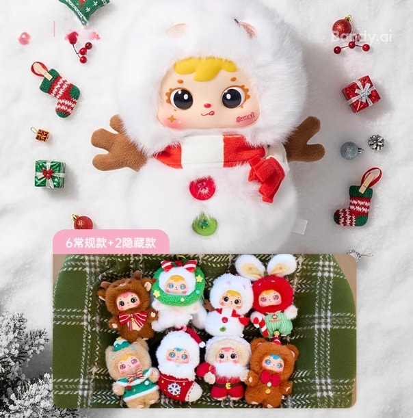 983. Tyke Samuel Happy Christmas Eve Series Plush Blind Box