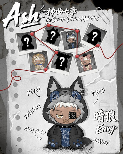 1927. Ashnoxx The Seven Divine Melodies Series Plush Blind Box