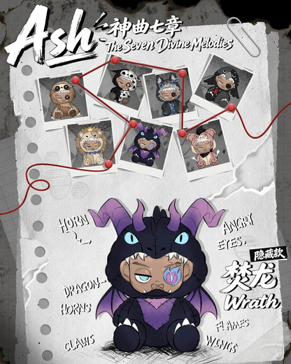 1927. Ashnoxx The Seven Divine Melodies Series Plush Blind Box