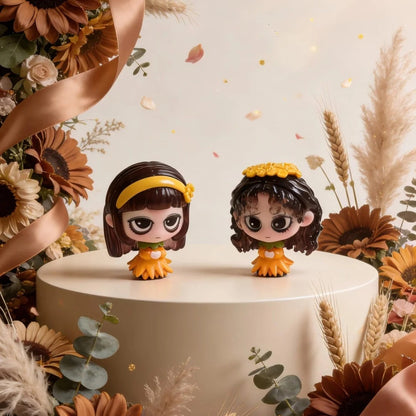 1413. KIKI V3 Flower Story Series Beans Bling Bag