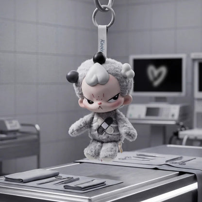 2257. Kooie Clumsy Pranks Series Plush Pendant Blind Box