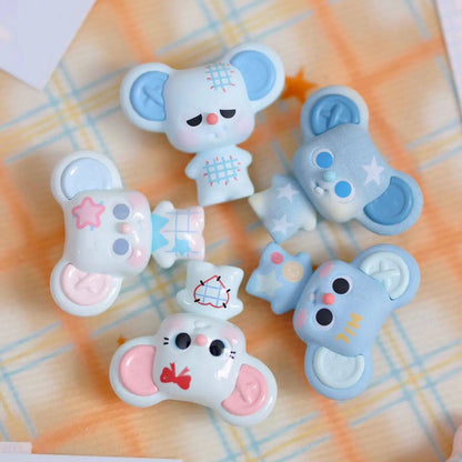 1748. MIL'S Buttons & Weaving Series Beans Blind Bag