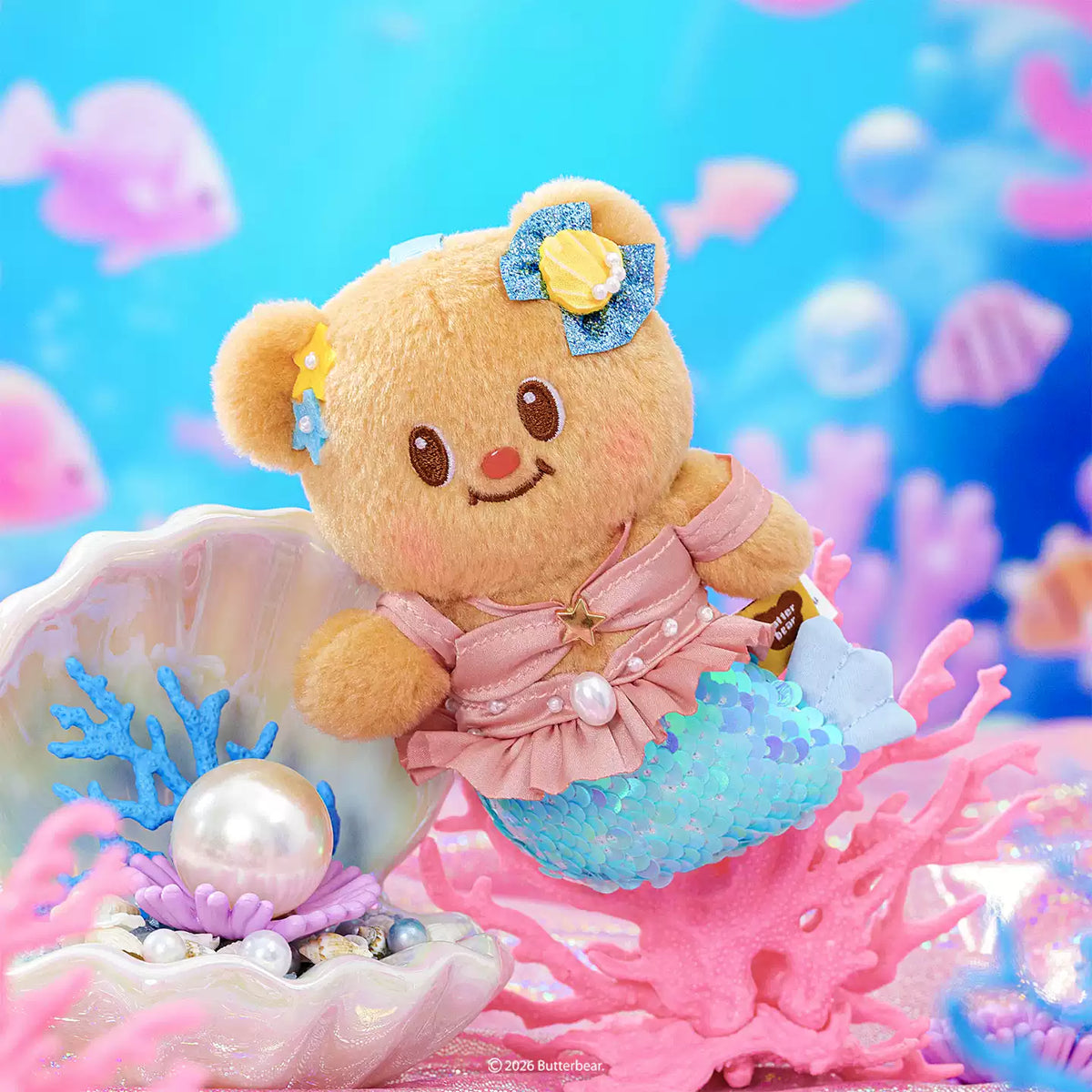 2134. Butterbear Enchanted Dreamland Series Plush Pendant Blind Box