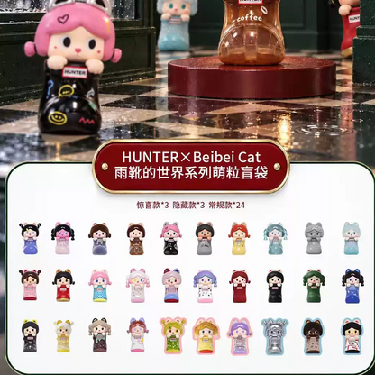 2208. HUNTER×Beibei Cat Rain Boot Universe Series Beans Blind Bag