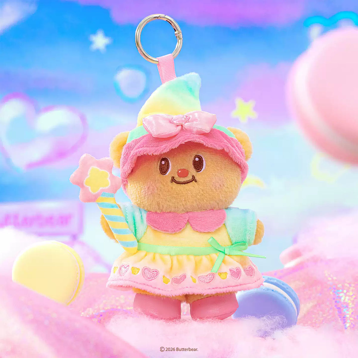 2134. Butterbear Enchanted Dreamland Series Plush Pendant Blind Box