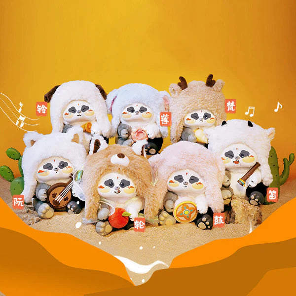 62. WONDER Panda Dunhuang Music Travel Series Plush Blind Box