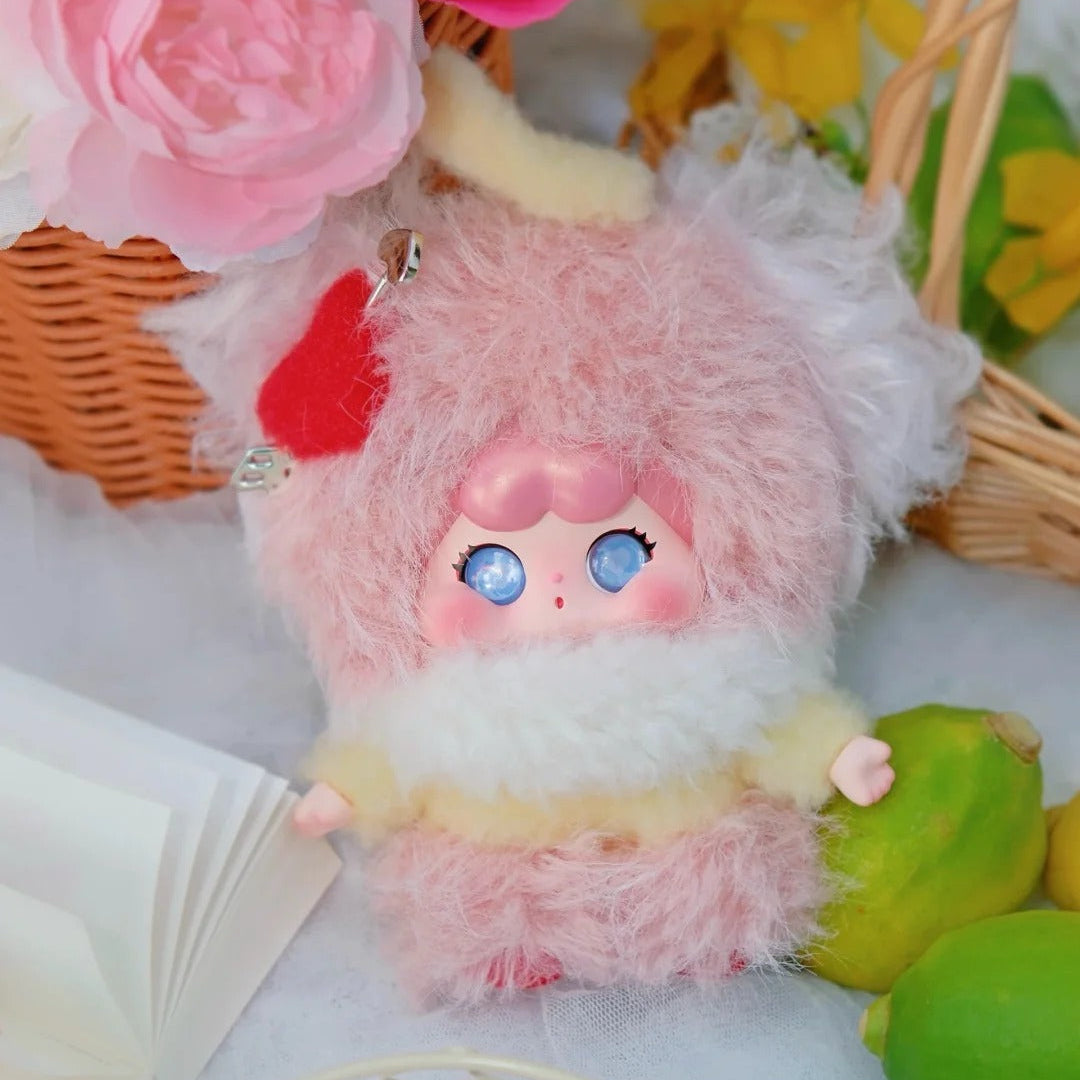 1780. QOQO The Shape of Love Series Plush Pendant Hanging Card