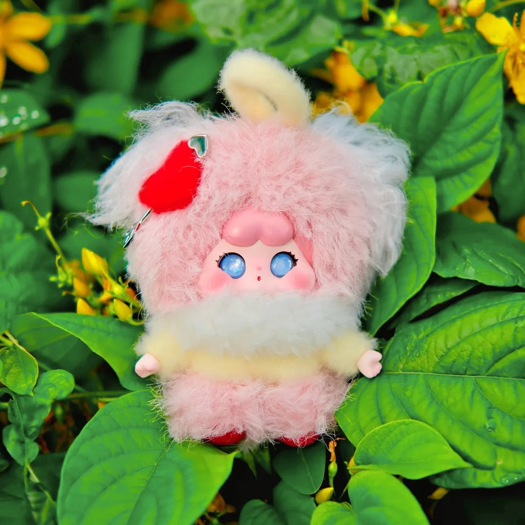 1780. QOQO The Shape of Love Series Plush Pendant Hanging Card