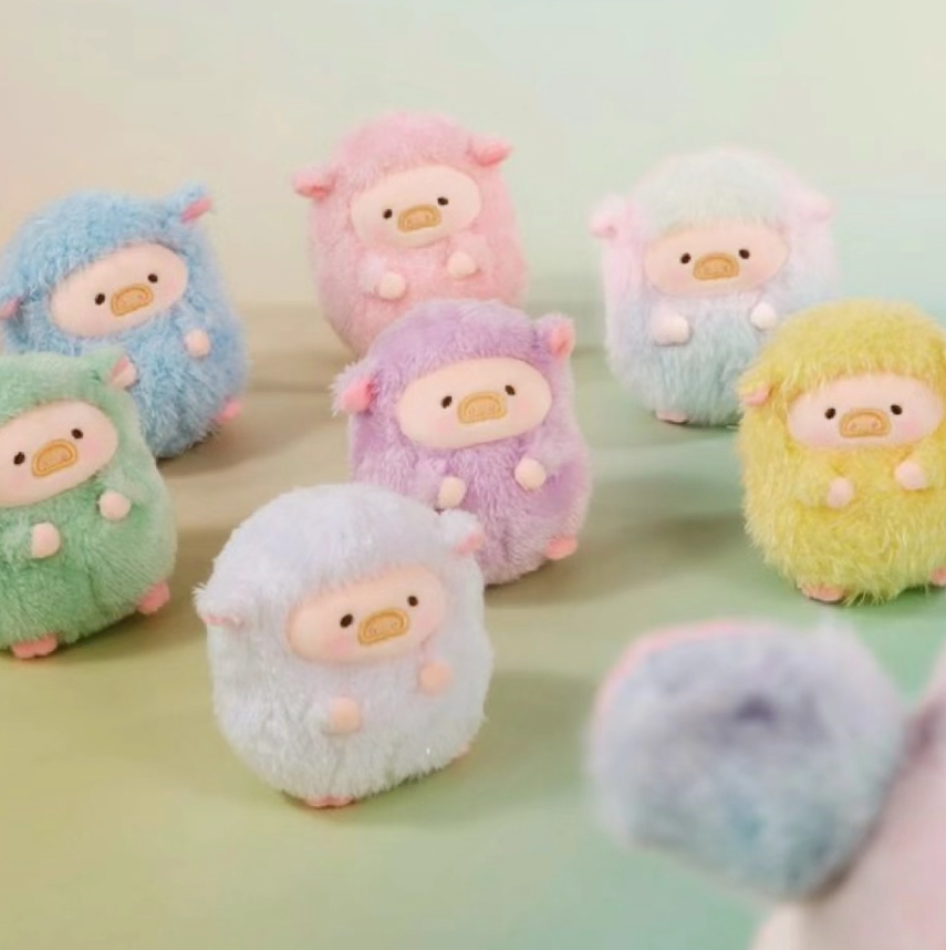 1015. LuLu the Piggy LuLu Rainbow Sheep Series Plush Blind Box