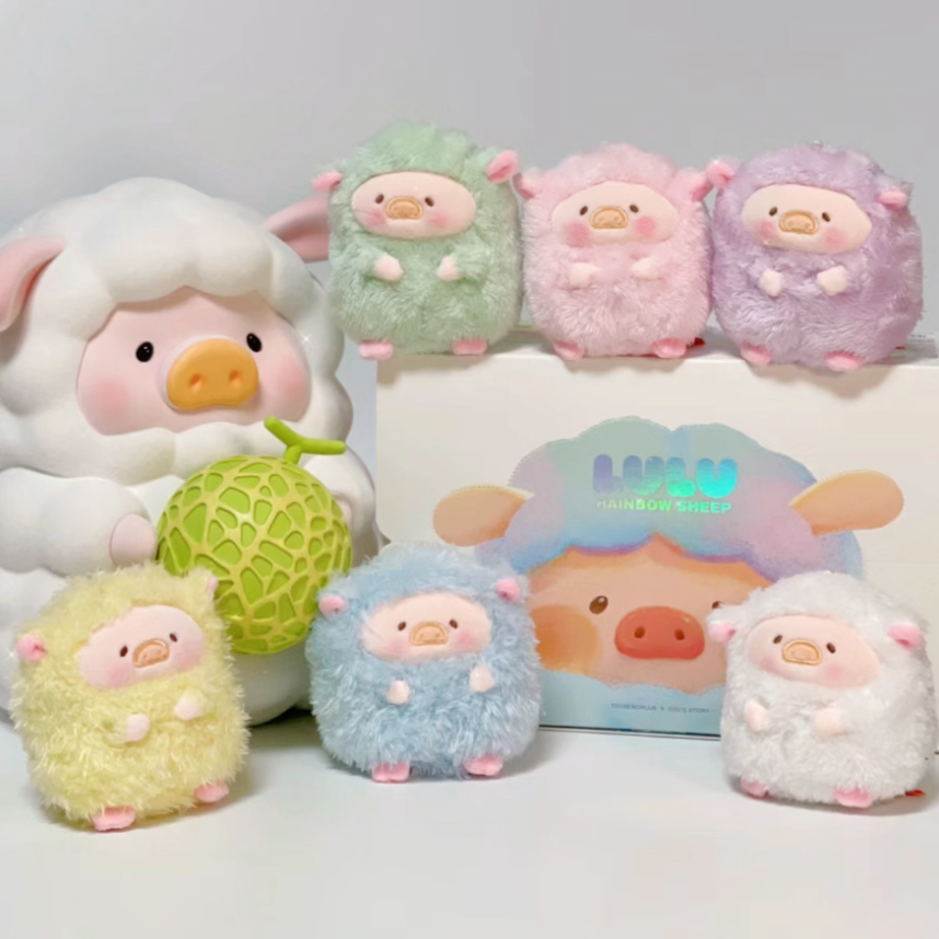 1015. LuLu the Piggy LuLu Rainbow Sheep Series Plush Blind Box