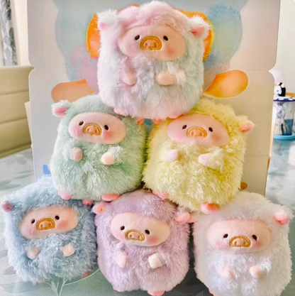 1015. LuLu the Piggy LuLu Rainbow Sheep Series Plush Blind Box