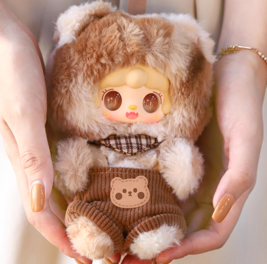 1065. Yooki Little Bear's Winter Sleep Plan Series Plush Blind Box