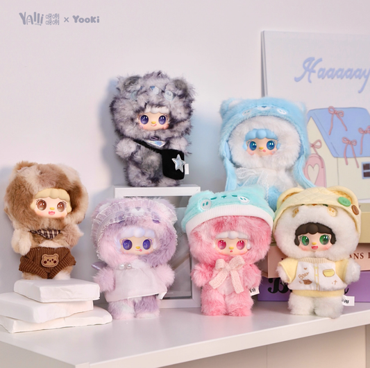 1065. Yooki Little Bear's Winter Sleep Plan Series Plush Blind Box