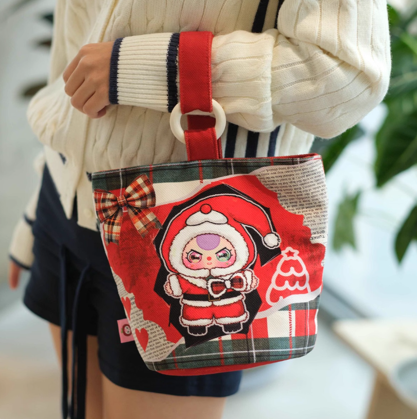 1082. Baby Three Merry Christmas Series Fabric Bag Blind Box