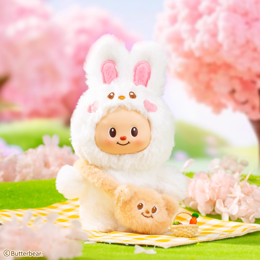 1100. Butter Bear Fluffy Series Plush Blind Box